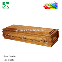 high quality solid poplar coffin